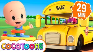As rodas do ônibus e mais músicas infantis em português com Lea e Pop | Cocotoons Brasil