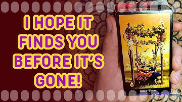 Slechts 0,1% zal deze video zien — ik hoop dat hij jou vindt voordat hij weg is!