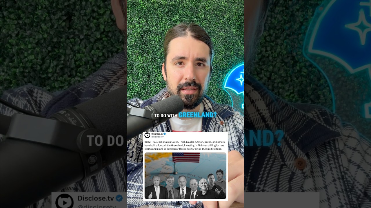 Billionaires & Donors Are Cashing Out In Greenland While Building A “Freedom City”