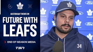 Auston Matthews Discusses Future With Leafs In End-Of-Season Media Availability