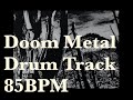 Doom  stoner  sludge metal drum track 85 bpm