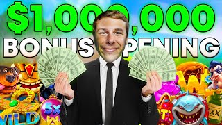 THE ULTIMATE $1,000,000 BONUS OPENING! (100+ SLOT BONUSES) PART 2/2