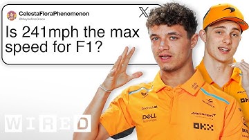 Lando Norris & Oscar Piastri Answer Formula 1 Questions From Twitter | Tech Support | WIRED