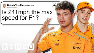 Lando Norris & Oscar Piastri Answer Formula 1 Questions From Twitter | Tech Support | WIRED