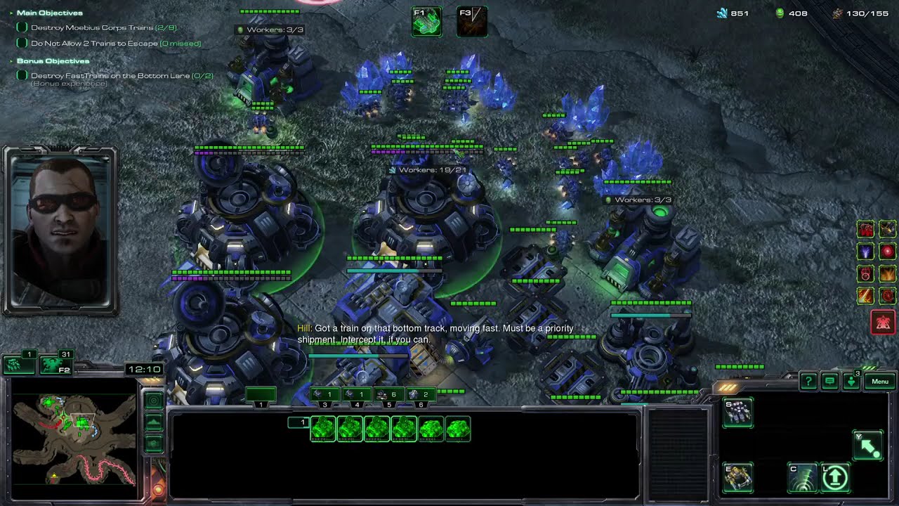 Starcraft 2 Co-op - Oblivion Express Diffusion + Life Leech + 6 Mutators Solo with P0 Raynor