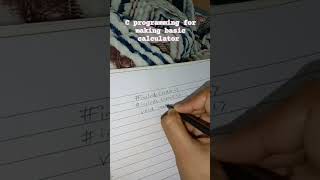 basic calculator by using c programming #c #aktu #basiccalculation