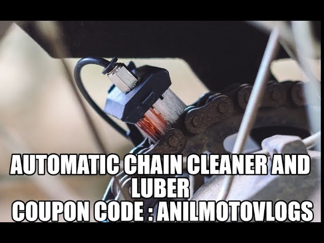 Automatic Chain Oiler + Cleaner | ChargeDex 2.0 | Review | Installation | Coupon Code | Telugu Vlog