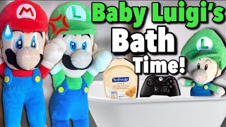 AMB  Baby Luigi’s Bath Time!
