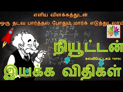 TNPSC நியூட்டன் இயக்க விதிகள் | வகைகள்|NEWTON MOTION LAWS|TNPSC KALVI PETTAGAM TAMIL|