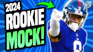 POST-DRAFT 2024 Superflex AND 1QB Rookie Mock Drafts!