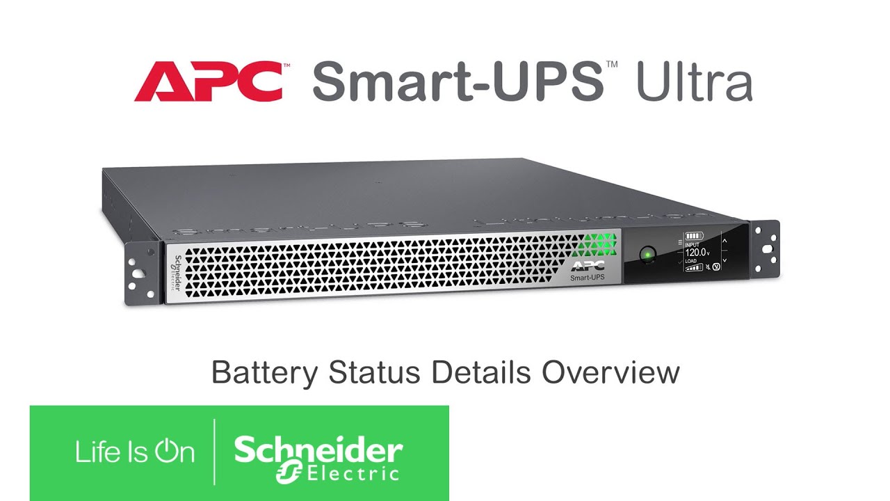 apc-smart-ups-ultra-3kw-how-to-check-battery-status-details-youtube