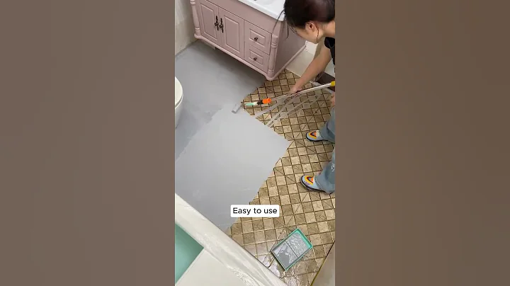 Revamp Your Bathroom Tiles #diy #bhg #tile #sink #beforeandafter #tub #HomeDecor #painting