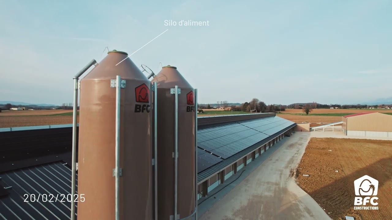 Bâtiment 18000 poules pondeuses plein air - Volières NOVA 270 Big Dutchman