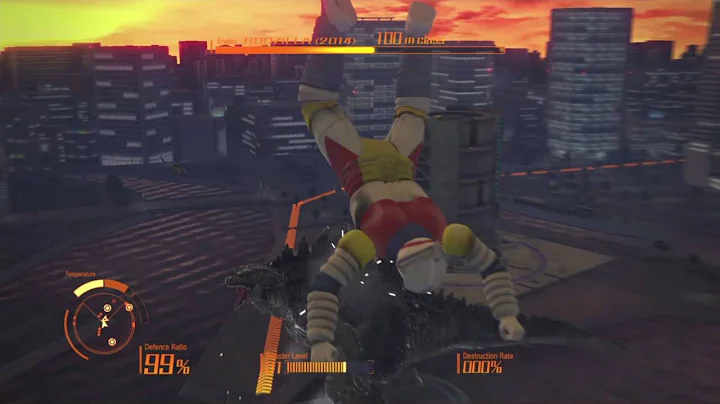 GODZILLA PS4 Jet Jaguar vs Godzilla 2014