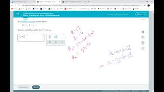 Famous Writing an explicit rule for an arithmetic sequence Profile