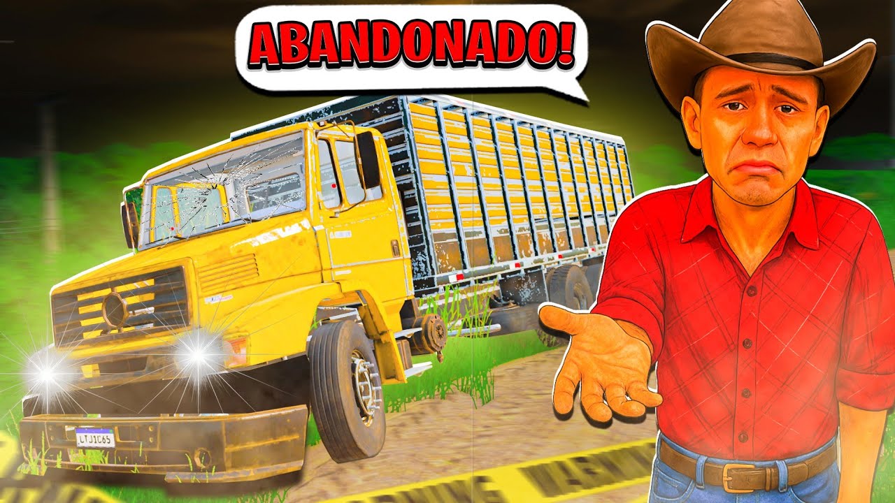 ENCONTREI UM BOIADEIRO ABANDONADO HA ANOS NO SIMULADOR BR