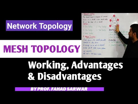 Mesh Topology | Working | Advantages and Disadvantages | ICS Part 1 Chapter 2