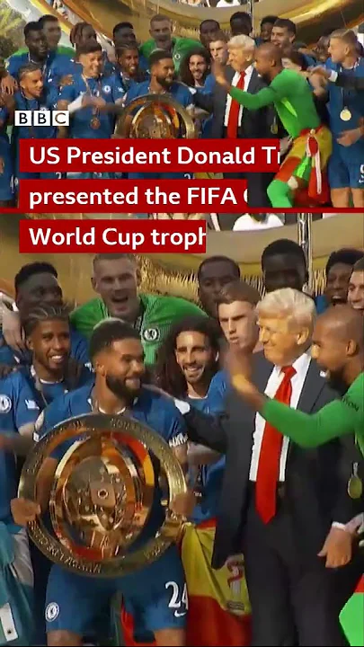Trump crashes Chelsea’s Club World Club trophy lift – BBC Africa