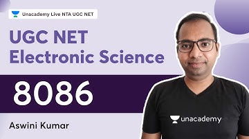 UGC NET Electronic Science | 8086 | Aswini Kumar | NTA UGC NET