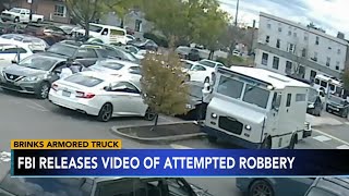 Video shows moment armored truck driver turns tables on would-be robber i