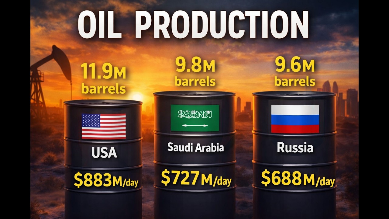 Oil Production by Country | Barrels Per Day & Revenue Per Day