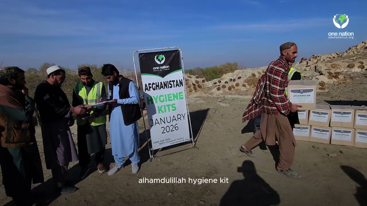 Hygiene Kits Delivered to Families in Afghanistan