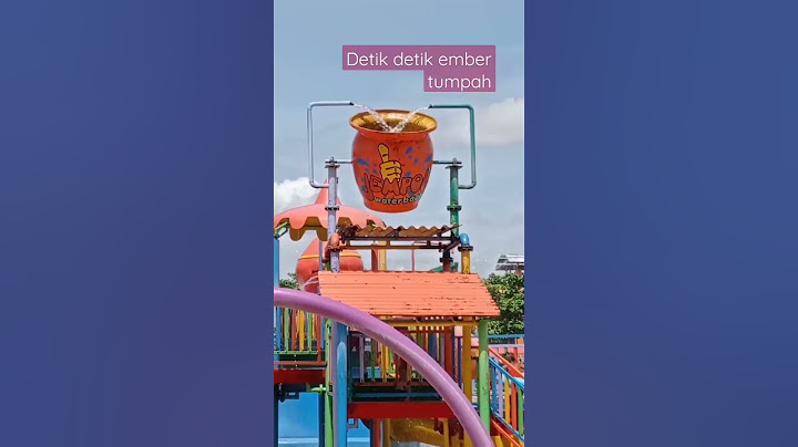Waterboom , detik detik ember Tumpah #shorts