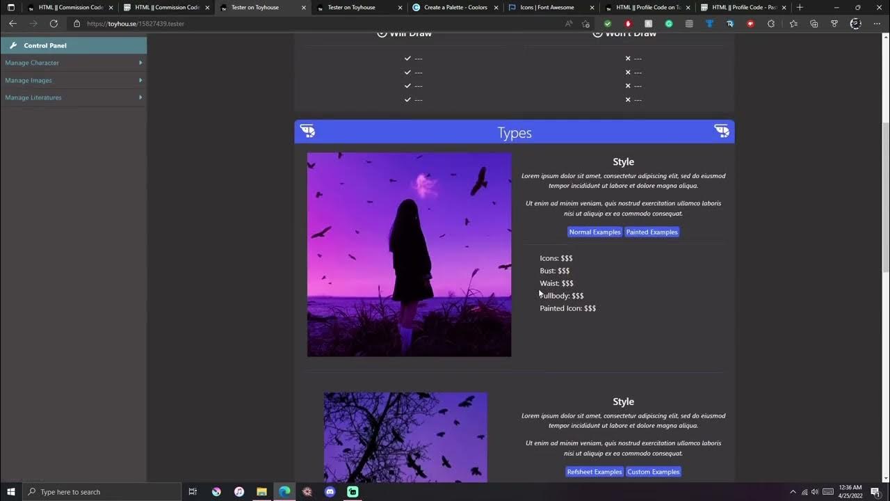 Toyhouse || Color code editing - YouTube