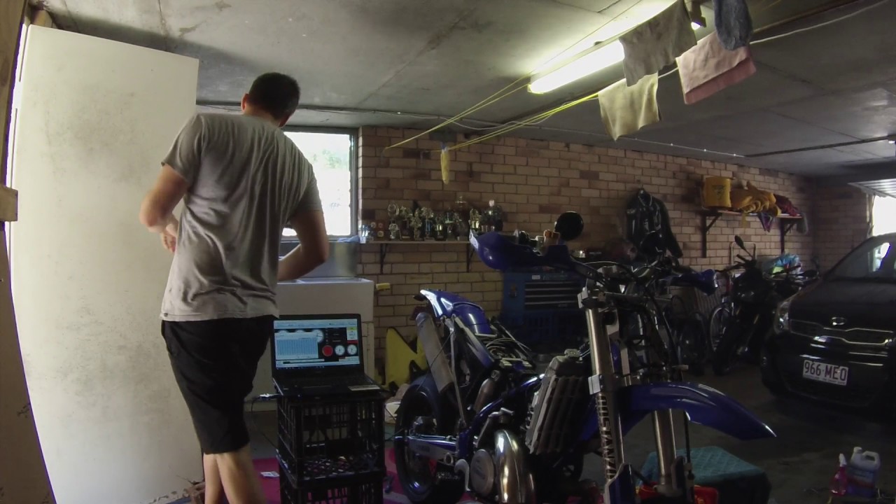 YZ250 Fuel Injection Conversion First Start YouTube