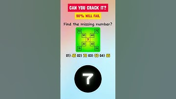 Can You Crack It?🤔Find the missing number🧑‍🎓#shorts #quiz #maths #braintest