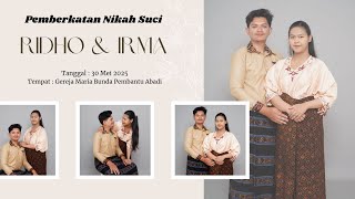 RESEPSI PERNIKAHAN RIDHO & IRMA
