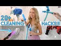 20+ GENIUS Bathroom Cleaning Hacks to Save You Time & Effort!!