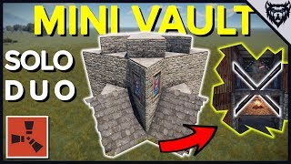 RUST - The Mini-Vault Rust Bunker Base Design 3.2 (2018)