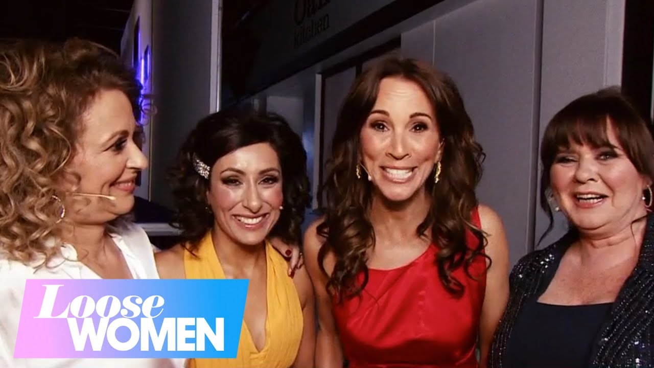 Backstage with Andrea, Coleen, Nadia and Saira at Loose Women Late | Loose Women
