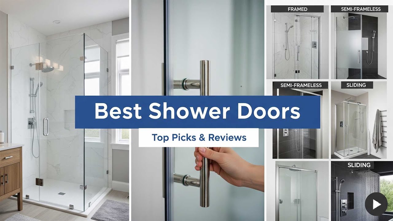 TOP 5 Best Shower Doors 2026 | How to choose the best shower door - YouTube
