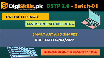 Digiskills Digital Literacy Hands-on Exercise No. 4 DSTP 2.0 - Batch-01 Solution  Presentation 2022