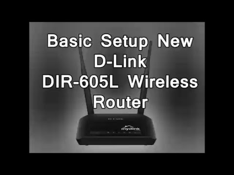 Basic Setup New D-Link DIR-605L Wireless Router