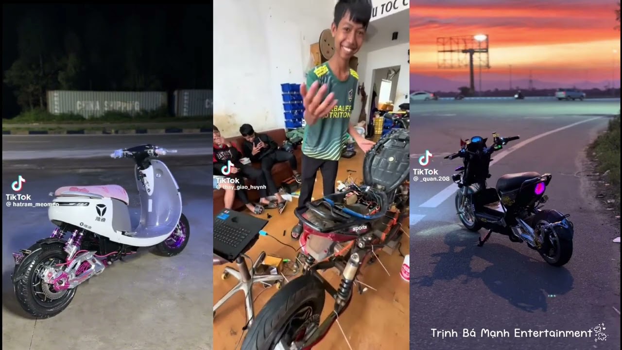 || TIk Tok Xe Độ || Tổng hợp những chiếc xe điện độ đẹp trên Tik Tok [Trịnh Bá Mạnh Entertainment]