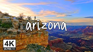 Grand Canyon, Arizona 4k - Relaxing Music and Majestic Landscapes (4K UHD)
