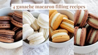 4 Simple Ganache Macaron Filling Recipes Using ONE Technique - Homebody Eats