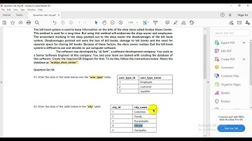 DBMS Questions set 34 | 1st Year | Semester  | Java Institute | Yogya Darshani