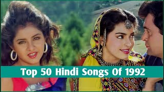Top 50 Hindi Songs Of 1992 || MUZIX