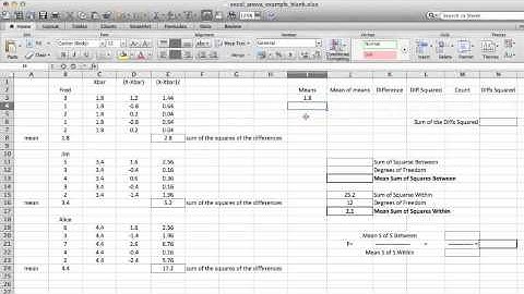 Introduction to Analysis of Variance Video 2