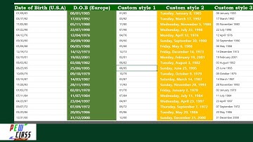 How to change Date Format in EXCEL (the Easiest Way) | Date Format in Excel