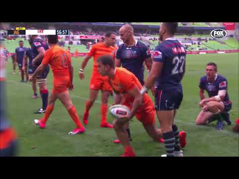 El try de Ramiro Moyano ante Rebels
