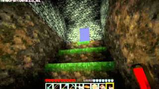Huge Minecraft TNT explosion - Waterfall / Cavern