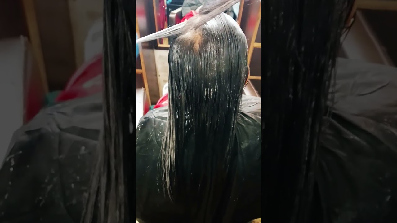  Let you know Some little process of hairsmoothing 