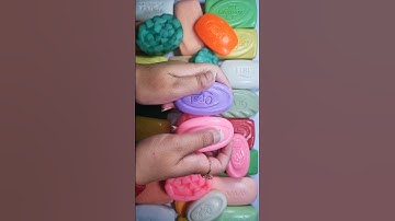 Cute Mini Soaps Tapping ASMR #satisfying #rainbowsoap #asmr #асмрsoap #asmrsoap #soap #unpacking