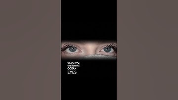 ocean eyes🌊👀💙#shorts #ytshorts