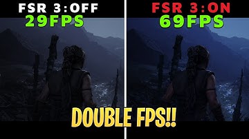 Hellblade II FSR 3 Mod - How to install FSR 3 Frame Generation for RTX 20 and 30 GPUs